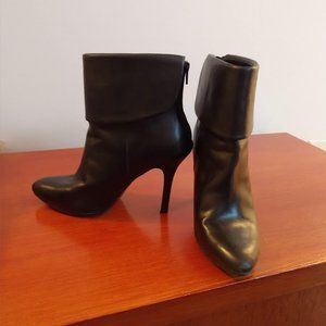 Ralph Lauren High Heeled Cuffed Ankle Boots